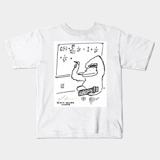 Slide Rule Ape Solves Equation Kids T-Shirt